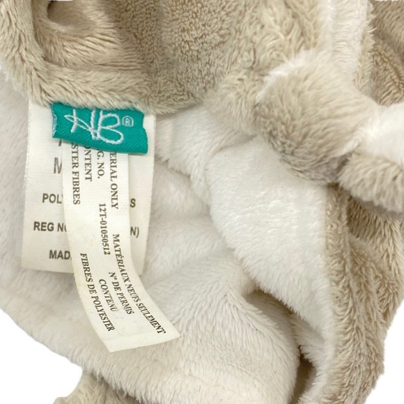 HB Beige/Ivory Brown Bear Security Blanket Baby Lovey Lovie Soother Comfort - Picture 2 of 5